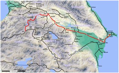 Баку огласил железнодорожную повестку в Карабахе накануне визита Эрдогана в Физули